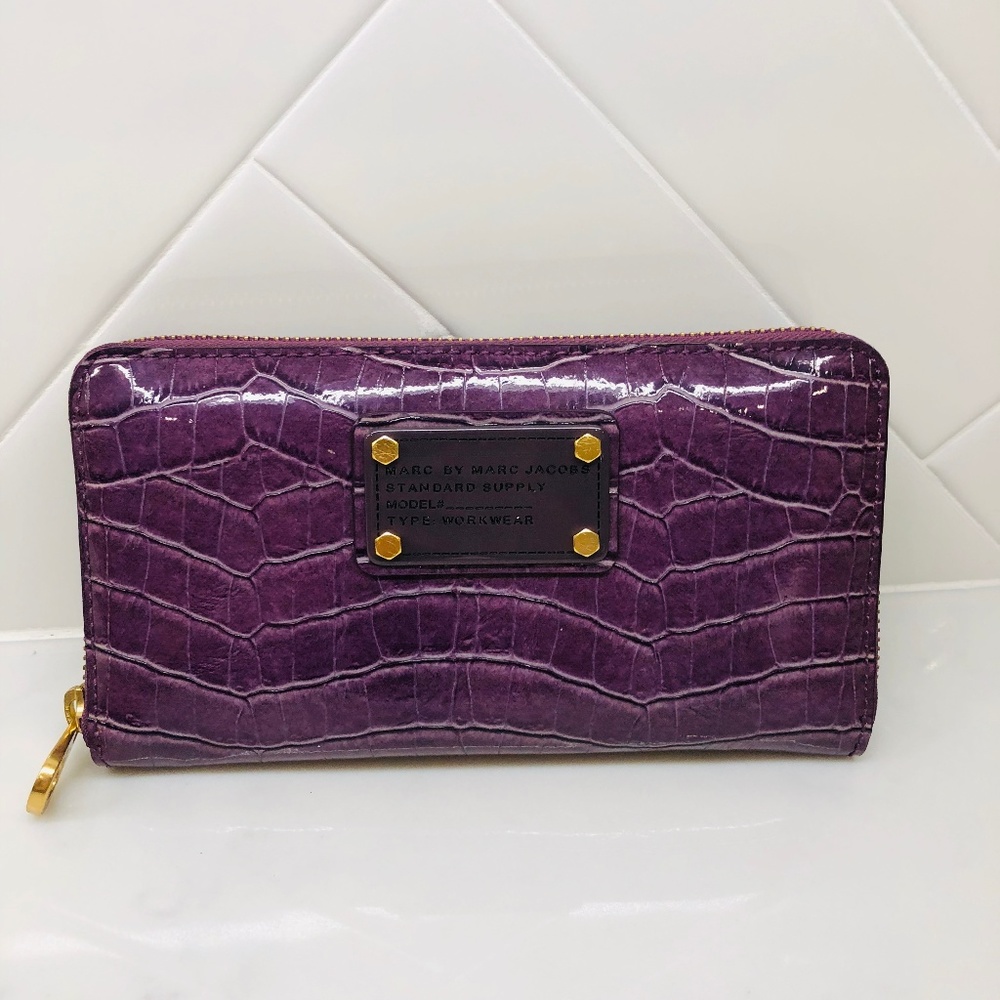 Purple Crocodile MARC JACOBS Wallet